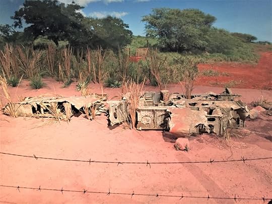 Wreckage of the Japanese Zero that crashed on Niihau during the attack on Pearl Harbor, at the Pacific Aviation Museum at Pearl Harbor, Hawaii (Photo: Sarah Sundin, 7 Nov 2016)