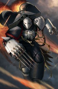 Space Marine Legends Shrike Artwork by Akim Kaliberda