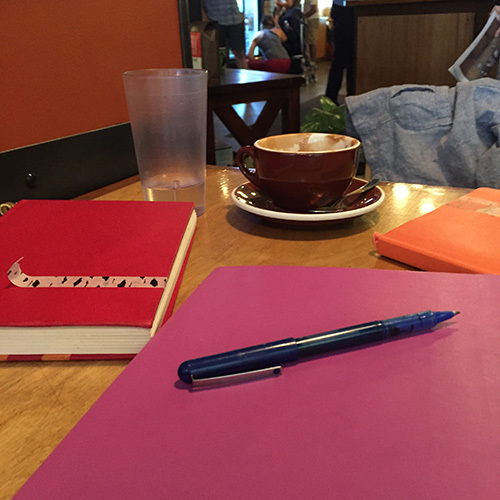 Taking a break with notebooks is great self-care