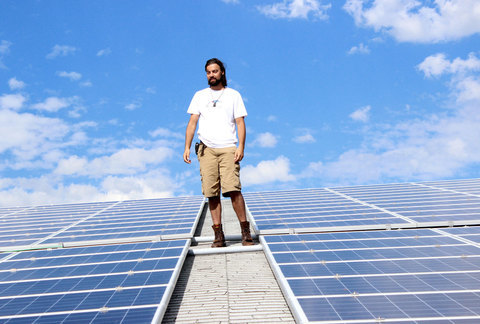 Photo: David Isaac: A leader in First Nations solar energy 