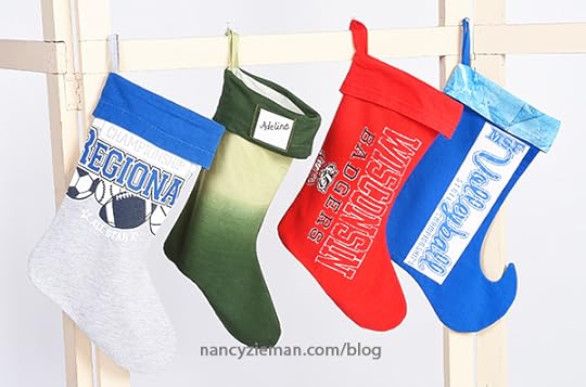Make a Christmas Stocking from a T-Shirt by Mary Mulari