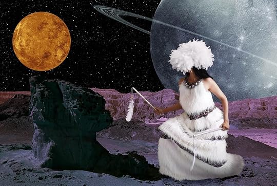 Wendy Red Star, Walks In the Dark, from the series Thunder Up Above, 2011 