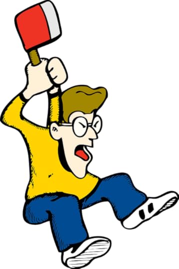 Here is a hatchet man. Why not an ax-man? It would be nice to be able to sing something like: 'All theses axes now pay taxes'