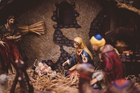 Baby Jesus Manger Scene