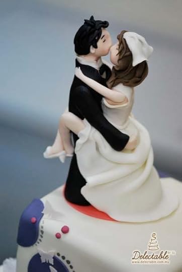 wedding cake topper: 