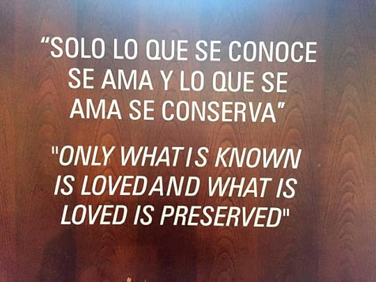 Only what is known is loved...