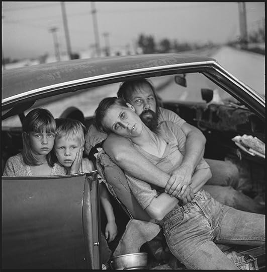 The Damm Family in Their Car, Los Angeles, California, USA 1987
