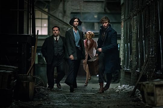 (From left): Jacob, Tina, Queenie, and Newt