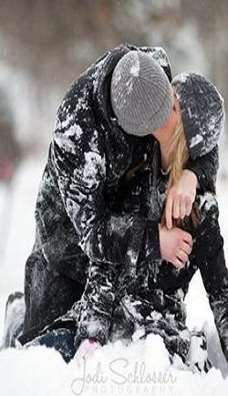 Playing in the snow: 