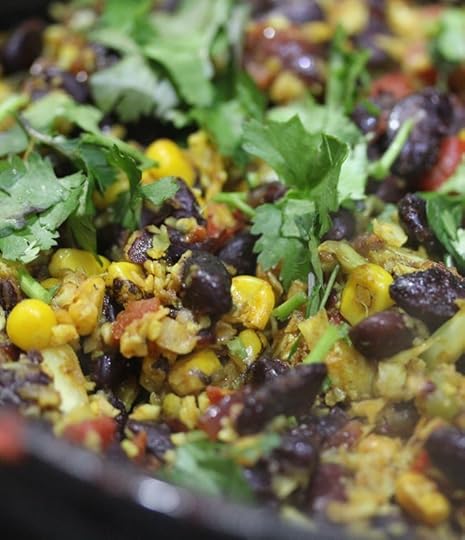 Rajma Pulao with Cauliflower