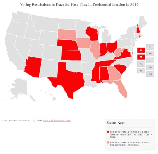 Voting Restrictions Map