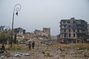 Eastern Aleppo in December 2016 (photo by Jan Oberg on Facebook)