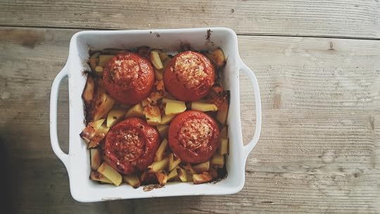 Stuffed Tomatoes with Arborio Rice and Potatoes