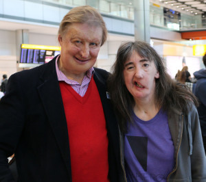 Me with James Partridge of Changing Faces.