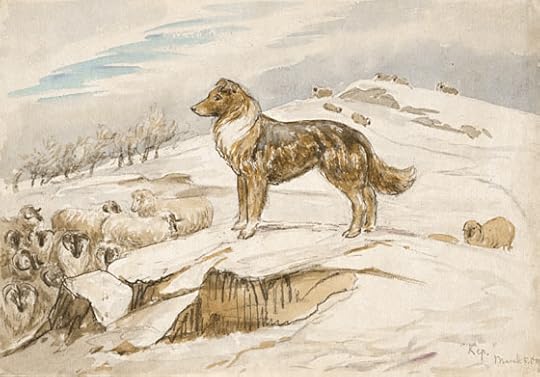 Shep guarding the sheep by Beatrix Potter