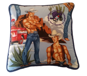Randi Alexander Cowboy Pillow
