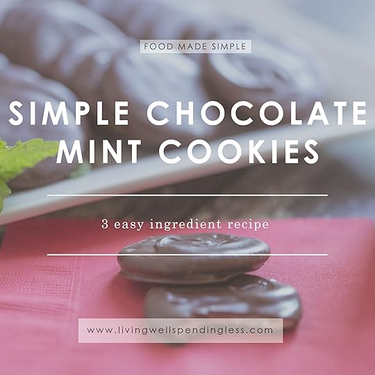 Craving Thin Mints? These Simple Chocolate Mint Cookies are a dead ringer for your favorite Girl Scout cookies. Better yet, with just 3 simple ingredients, they literally come together in less than 5 minutes! Homemade has never been this easy...or this delicious!
