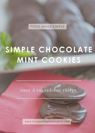 Craving Thin Mints? These Simple Chocolate Mint Cookies are a dead ringer for your favorite Girl Scout cookies. Better yet, with just 3 simple ingredients, they literally come together in less than 5 minutes! Homemade has never been this easy...or this delicious!