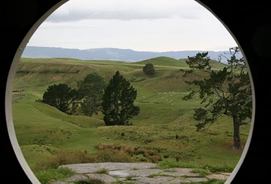 The view from inside Bag End. (Photo by Kathleen Wile)