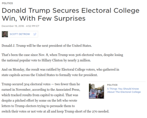 More Electors Tried To Defect From Hillary Clinton Than Donald Trump NPR