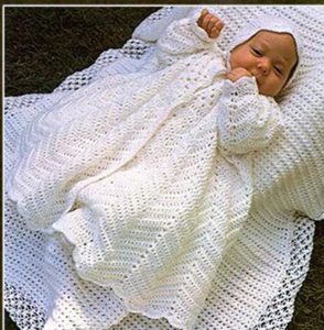 baby christening crop