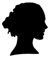 silhouette w updo
