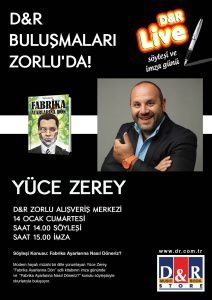 Yüce Zerey Zorlu DR İmza Günü