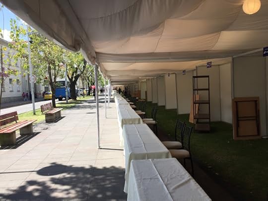 Empty crafts booths