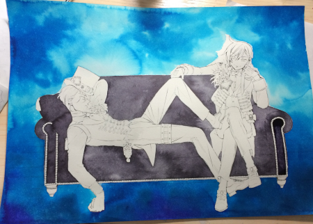 青い。