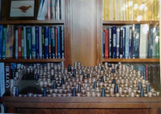 The canonical artefact, constructed by Jerry Foschini from coins and rubber stoppers. (Credit: Gerald Foschini)