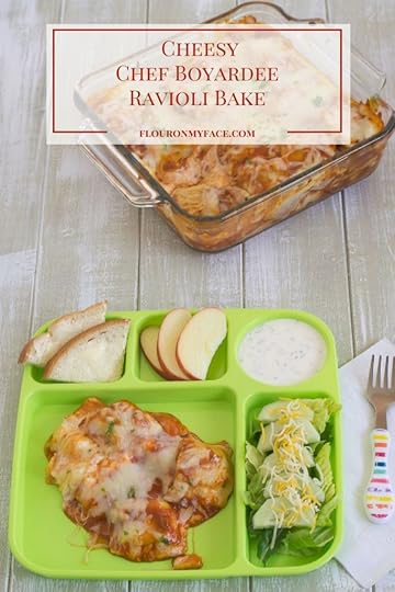 Cheesy Chef Boyardee Ravioli Bake recipe #ad #APlusEatsandDrinks, #APlusEatsandDrinksSweeps