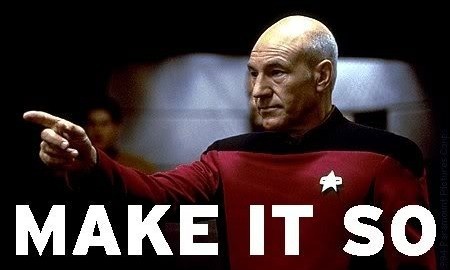 Make It So Star Trek TNG Graphic
