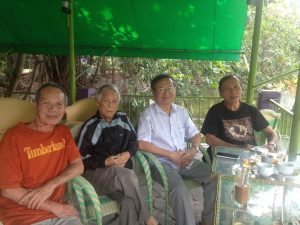 Từ trái: Lê Ký Thương, Nguyên Minh, Đỗ Hồng Ngọc, Thân Trọng Minh (phoyo Kim Quy) 