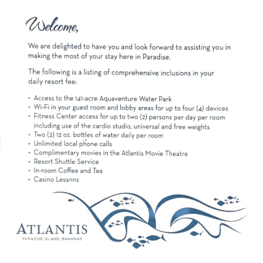 What the resort fee covers