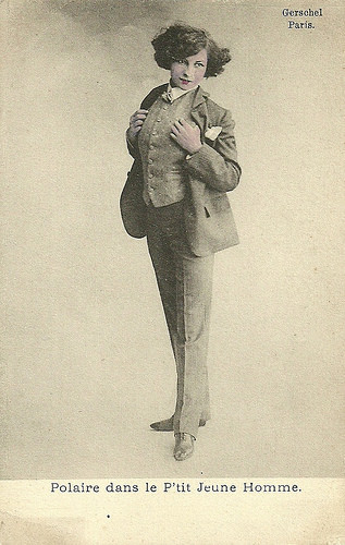 Polaire as young man