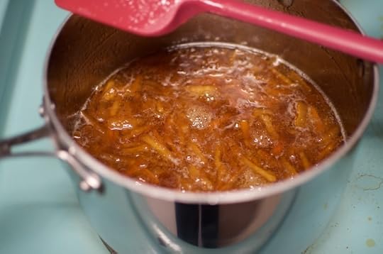 simmering small batch marmalade - Food in Jars