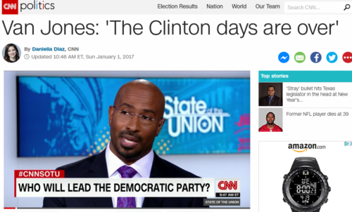 Van Jones The Clinton days are over CNNPolitics.com