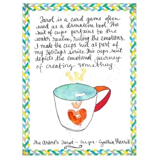 Intro card for the Artist's Tarot.