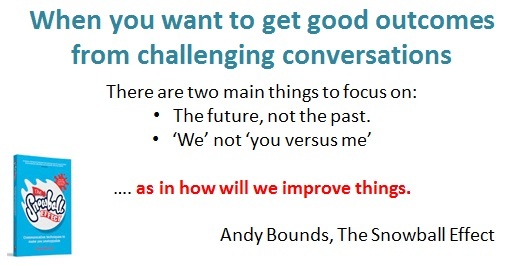 Snowball Effect Challenging Conversations
