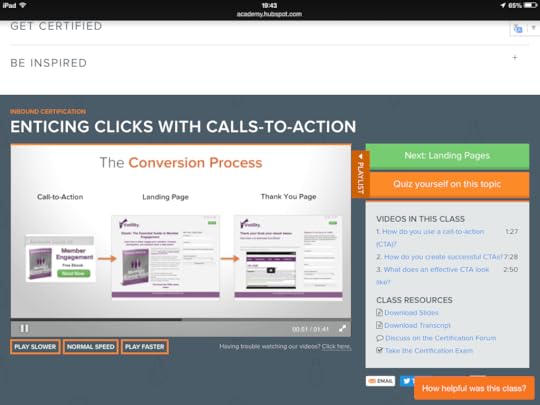 The Conversion Process - Calls to Action via Hubspot Academy