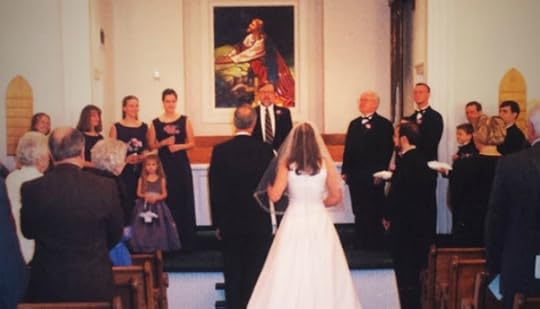 Our wedding day in 2002