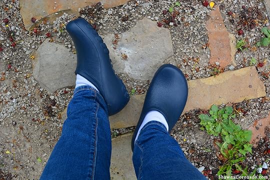 Garden Clogs in the Garden