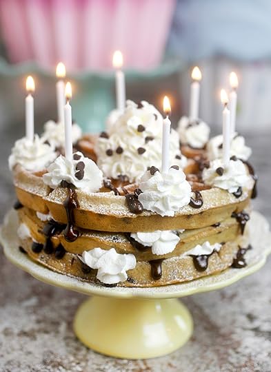 Chocolate Chip Waffle Cake