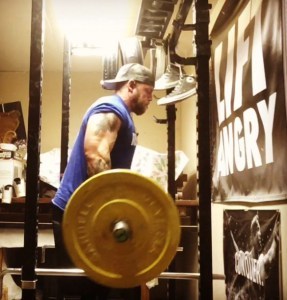 Wes Jenkins doing a rack pull