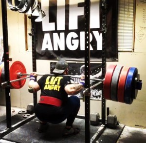 Wes Jenkins squatting