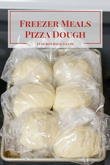 Easy Freezer Meals Homemade Pizza Dough. Who needs take out when you have your freezer loaded with homemade pizza dough ready to rise via flouronmyface.com