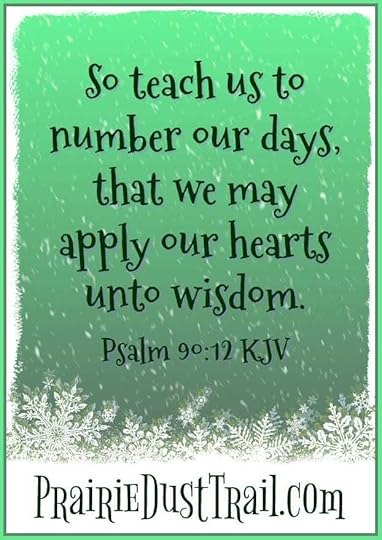 In this new year, we should number our days, not in fear or resolution but in preparation and care.