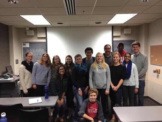 Students from Troy’s History 201 class along with guest speaker Paul Ortiz. Not pictured: Mario Carrillo, Annika Hendrickson, and Troy Reeves.