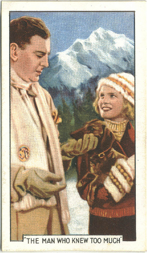 41 Leslie Banks & Nora Pilbeam (The Man Who Knew Too Much)_Gallaher (Famous Film Scenes; 41)
