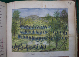 The painting of Cold Harbor in Andrew's memoir (Damian Shiels)